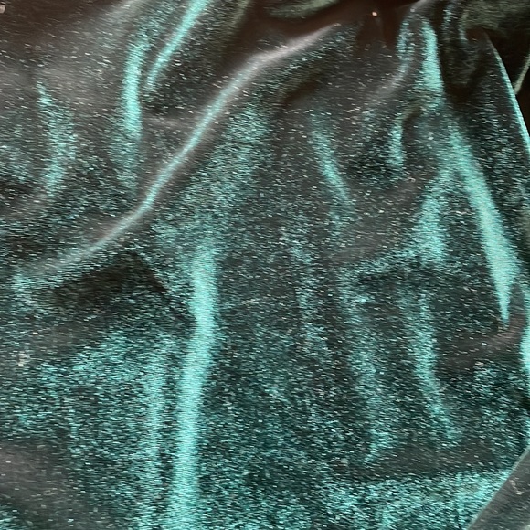 Emerald Green Bob Mackie wearable art dress L - Picture 4 of 4